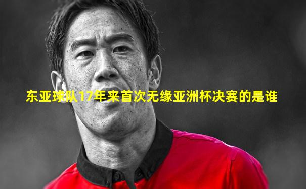 东亚球队17年来首次无缘亚洲杯决赛的是谁